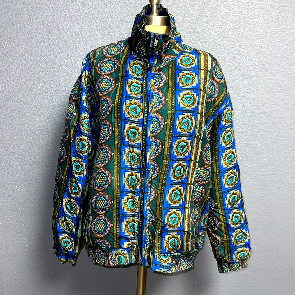 Vintage 90’s  Silk Bomber Jacket